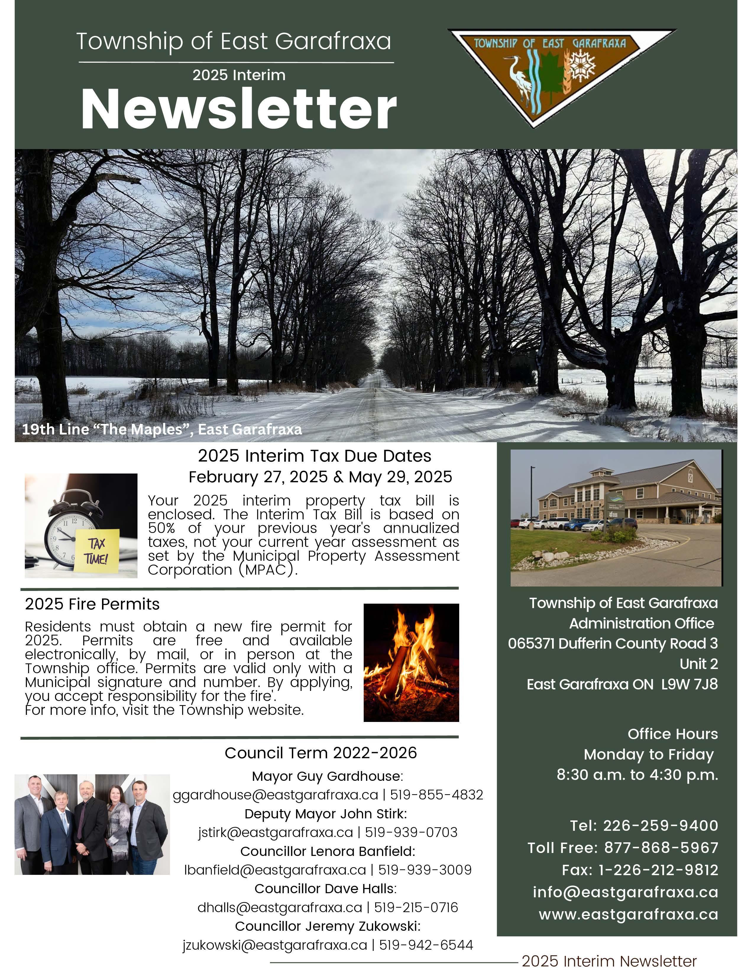 2025 Interim Newsletter Page 1