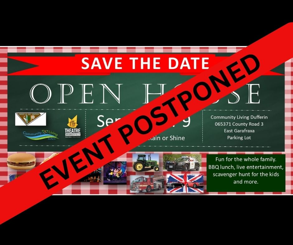 Open House Postponed