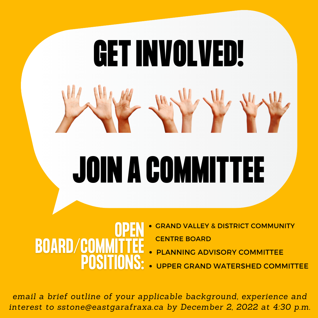 Get Involved! Join a Committee