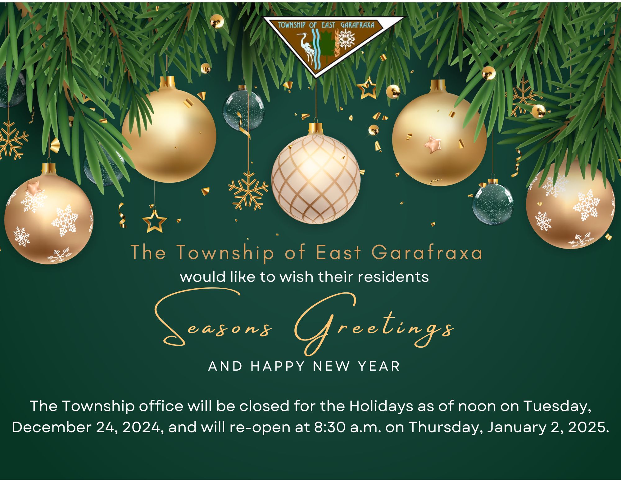Holiday Closure